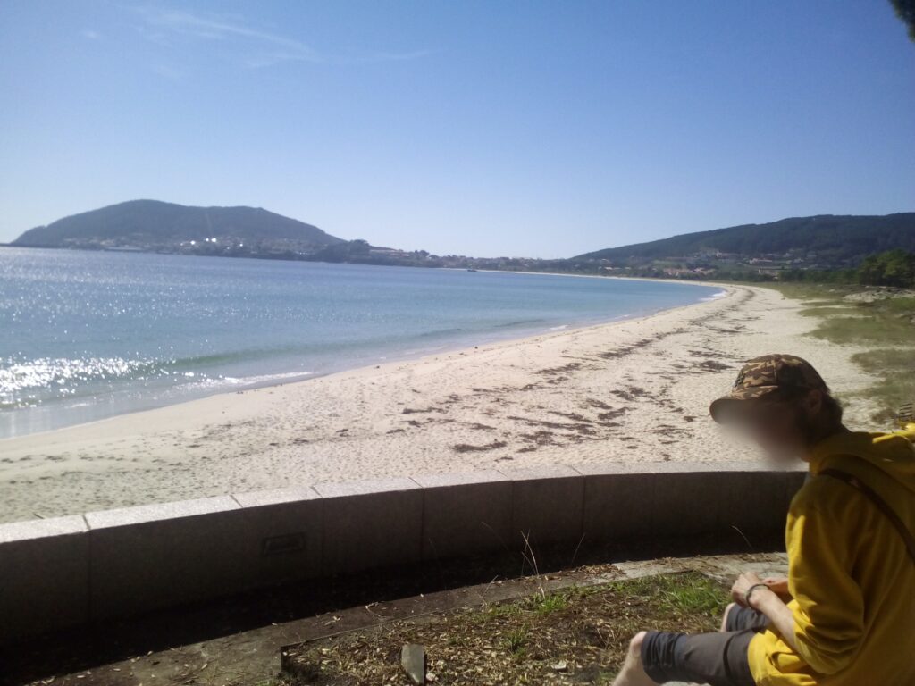 à Fisterra plage