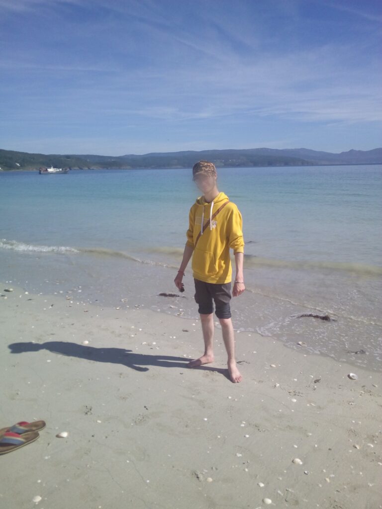 à Fisterra plage